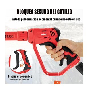 Foto 2 | Foto 2 | Eléctrico Hidrolavadora Pistola De Lavado Coches Inalámbrico Rojo