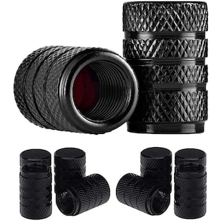 Foto 1 | Foto 1 | Ragirno Set De 8 Tapones De Aluminio Para Válvulas De Carro Motocicleta Y Bicicletas Color Negro