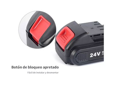 Foto 4 | Foto 4 | Batería para Pistola Hidrolavadora Inalámbrica 7500 Mah Negro