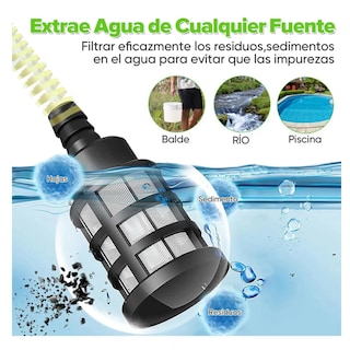 Foto 4 | Foto 4 | Hidrolavadora Inalámbrica Eléctrica Portátil 6 En 1 Belug Negro Con Verde