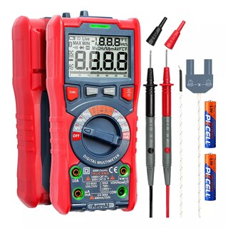 Foto 3 | Foto 3 | Multímetro Digital Profesional, 6000c Eo Safe Imports Esi-16589 Rojo