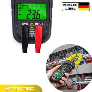 Foto 4 | Foto 4 | Multímetro de Gancho Trotec Be44 1000a Ac/dc / 1000 V/dc 750 V/a Profesional Catiii
