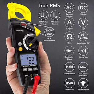 Foto 3 | Foto 3 | Pinza Amperimétrica True Rms 600v / 400a / Catiii 600v Profesional Multifunción Be42 Trotec