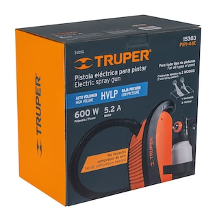 Foto 3 | Foto 3 | Pistola Para Pintar Eléctrica De 600 W Truper Naranja Plástico 900ml Hvlp (alto Volumen / Baja Presión) Manguera