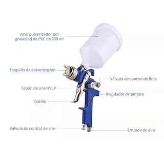 Foto 3 | Foto 3 | Pistola para Pintura Eo Safe Imports Esi4358