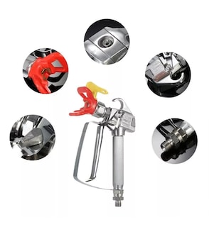 Foto 3 | Foto 3 | Pistola Rociadora De Pintura De Alta Presión C/tubo De 20cm Plata