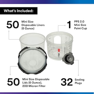 Foto 2 | Foto 2 | Kit De Pistola Pulverizadora 3m Pps 2.0, Filtro De 200 Micras, 180 Ml, Tamaño Mini - Venta Internacional.