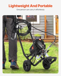 Foto 6 | Foto 6 | Pulverizador De Pintura Eléctrico Vevor 750 W 3000 Psi Con Carrito Para El Hogar - Venta Internacional.