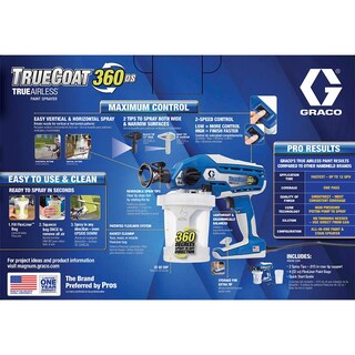 Foto 2 | Foto 2 | Pulverizador De Pintura Graco Truecoat 360 Ds 17a466 Azul/blanco - Venta Internacional.