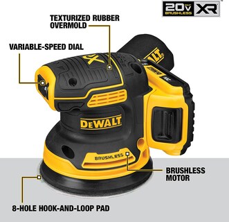 Foto 2 | Foto 2 | Lijadora Orbital DeWALT DCW210D1 Aleatoria de 20 V Max 5 Pulgadas Kit Inalámbrico