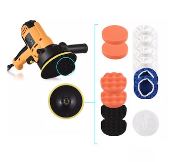 Foto 2 | Foto 2 | Kit De Pulidora Eléctrica Para Coche Geevorks De 5 Pulgadas Naranja