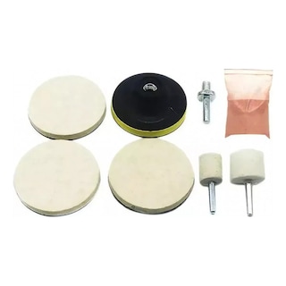Foto 1 | Foto 1 | Kit De Pulido Para Perforar Aluminio De Acero Inoxidable De 8 Piezas - Venta Internacional.