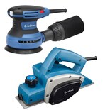 Lijadora Orbital 5´ 380w + Cepillo De Madera 500w Dongcheng