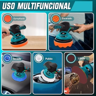 Foto 3 | Foto 3 | Ulidora Eléctrica Inalámbrica Pulidora Orbital Para Autos Eo Safe Imports Esi-17119-1 Multicolor