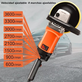 Foto 3 | Foto 3 | Pulidora Para Autos Motocicleta Prof. 7 180mm 1400w Eo Safe Imports Esi-3566-1 Naranja