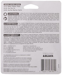 Foto 3 | Foto 3 | Surtido De Papel De Lija Dewalt Triangle Hook And Loop, Paquete De 12 - Venta Internacional.