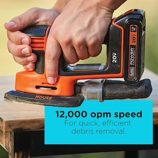Foto 7 | Foto 7 | Lijadora De Láminas Black+decker Bdcms20c 20 V Max* Con Batería Y Cargador - Venta Internacional.