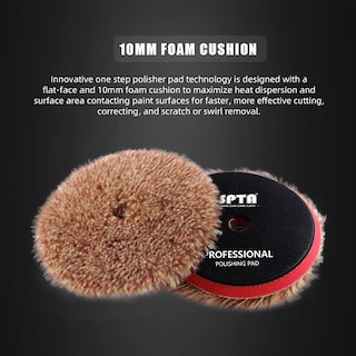 Foto 6 | Foto 6 | Almohadillas De Pulido De Lana Spta Almohadilla De Corte De Lana Spta De 6 Pulgadas (150 Mm) X2 - Venta Internacional.