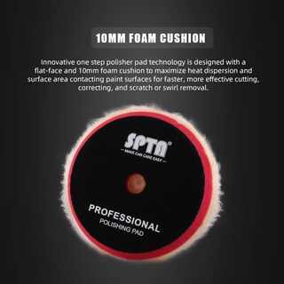 Foto 6 | Foto 6 | Almohadillas De Pulido De Lana Spta De 3 Pulgadas (76 Mm) Para Pulidora De Automóviles - Venta Internacional.