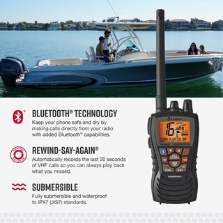 Foto 3 | Foto 3 | Radio Vhf Flotante Portátil Cobra Mr Hh500 Flt Bt 6w - Venta Internacional.