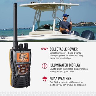 Foto 4 | Foto 4 | Radio Vhf Flotante Portátil Cobra Mr Hh500 Flt Bt 6w - Venta Internacional.
