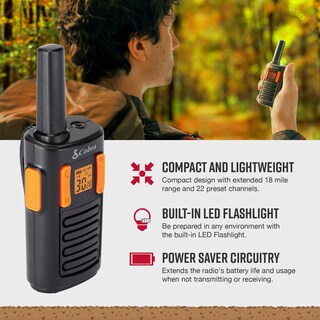 Foto 3 | Foto 3 | Walkie Talkies Cobra Rx180, 18 Millas, Largo Alcance, Paquete De 2, Naranja - Venta Internacional.