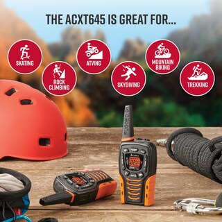 Foto 5 | Foto 5 | Walkie Talkies Cobra Acxt645, Impermeables, Alcance De 35 Millas, Paquete De 2 - Venta Internacional.