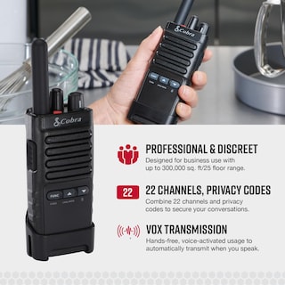 Foto 3 | Foto 3 | Walkie Talkies Cobra Px650 Profesional/empresarial, Paquete De 2 - Venta Internacional.