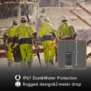 Foto 3 | Foto 3 | Walkie Talkie Retevis Rb23 Ip67, Impermeable, 1800 Mah, Paquete De 6 - Venta Internacional.