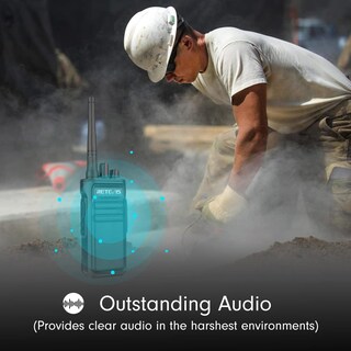Foto 4 | Foto 4 | Walkie Talkie Retevis Rb23 Ip67, Impermeable, 1800 Mah, Paquete De 6 - Venta Internacional.