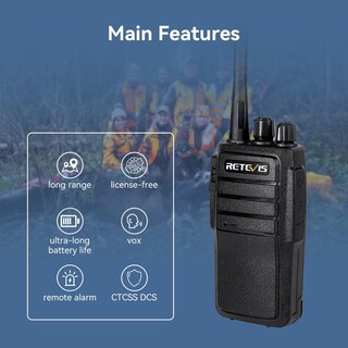 Foto 6 | Foto 6 | Radios Walkie Talkies Retevis Rt21 De Largo Alcance Y 2 Vías (paquete De 2) - Venta Internacional.