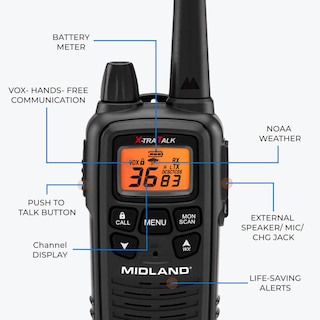 Foto 3 | Foto 3 | Walkie Talkies Midland Lxt600bb Frs Business De 36 Canales - Venta Internacional.