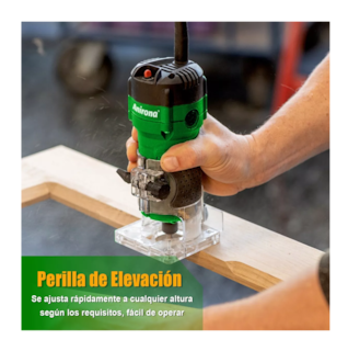 Foto 5 | Foto 5 | Router Anirona AR800 Verde 800w + 5 Brocas Carburo 1/4''