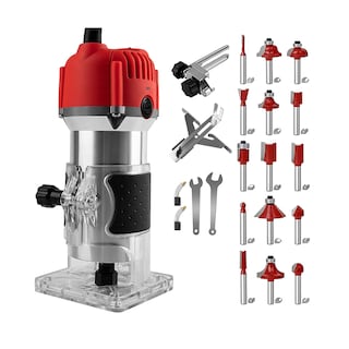 Foto 1 | Foto 1 | Language Router Recortadora Madera Rebajadora 800w +15 Brocas Carburo Eo Safe Imports Esi-7150-1 Rojo