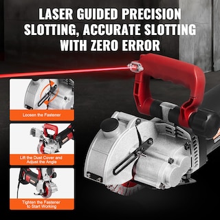 Foto 3 | Foto 3 | Máquina Ranuradora Wall Chaser Vevor 4800w Con Guía Láser 6500 Rpm - Venta Internacional.