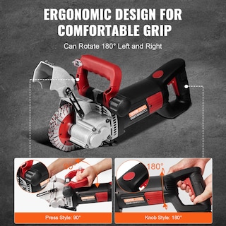 Foto 4 | Foto 4 | Máquina Ranuradora Wall Chaser Vevor 4800w Con Guía Láser 6500 Rpm - Venta Internacional.