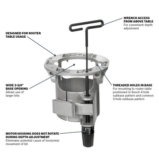 Foto 4 | Foto 4 | Base De Enrutador Para Colocar Debajo De La Mesa Bosch Ra1165 Para Las Series 1617 Y 1618 - Venta Internacional.