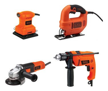 Foto 1 | Foto 1 | Combo Sierra de Calar 7/8/ Lijadora/ Esmeriladora/ Taladora Batería Black & Decker Multicolor