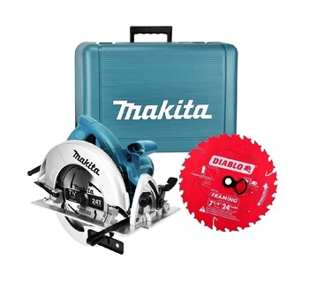 Foto 1 | Foto 1 | Sierra Circular Makita 5007NK color Azul 7-1/4 Pulgadas Incluye Disco Diablo 24T