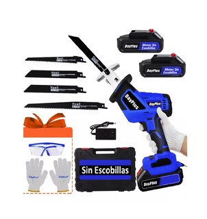 Foto 2 | Foto 2 | Sierra Eléctrica Recíproca Sable Inalámbrica con 2 Baterías Azul