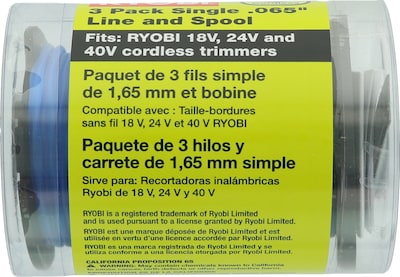 Foto 5 | Foto 5 | Línea De Bobina Ryobi One+ Ac14rl3a .065 Para Recortadoras De 18 V, 24 V Y 40 V - Venta Internacional.
