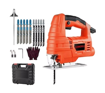 Foto 1 | Foto 1 | Sierra Caladora Belug Profesional 760w + 16 Accesorios Lumoku Con Estuche Anaranjado