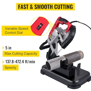 Foto 2 | Foto 2 | Sierra De Cinta Portátil Vevor 110 V Con Motor De 10 Amperios De 5 Pulgadas De Capacidad - Venta Internacional.