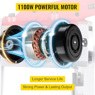 Foto 3 | Foto 3 | Sierra De Cinta Portátil Vevor 110 V Con Motor De 10 Amperios De 5 Pulgadas De Capacidad - Venta Internacional.