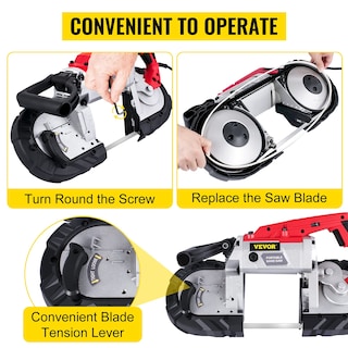 Foto 6 | Foto 6 | Sierra De Cinta Portátil Vevor 110 V Con Motor De 10 Amperios De 5 Pulgadas De Capacidad - Venta Internacional.