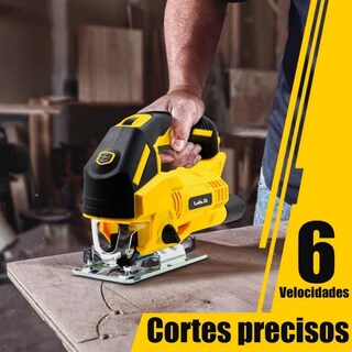 Foto 3 | Foto 3 | Sierra Caladora 710 W 6 Vel 3000 Rpm Luz Led + Kit Seguetas Lab.g Amarillo