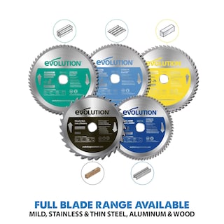Foto 4 | Foto 4 | Cuchilla De Corte De Acero Evolution Power Tools 8-1/4bladest - Venta Internacional.