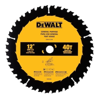 Foto 2 | Foto 2 | Hoja De Sierra Dewalt Dwa11240 De Uso General 12 Pulgadas 40t - Venta Internacional.