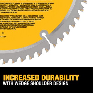 Foto 5 | Foto 5 | Hoja De Sierra Dewalt Dw3106 De 10 Pulgadas Y 60 Dientes Para Ingletar/mesa - Venta Internacional.