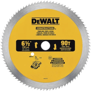 Foto 1 | Foto 1 | Hoja De Sierra Circular Dewalt Dw9153, 16,5 Cm, 90 Dientes, Vinilo - Venta Internacional.